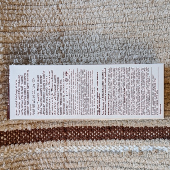 NEW Clinique Cult Classics On The Go Mascara and Lipstick Travel Set Black Honey - Picture 2 of 2